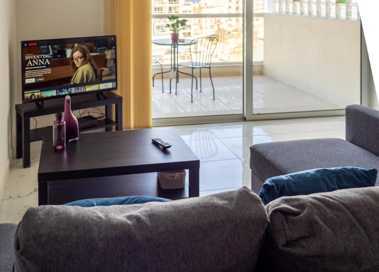 Апартаменты 6Th Floor Spinola Seaview In St Julians Сент Джулианс Экстерьер фото