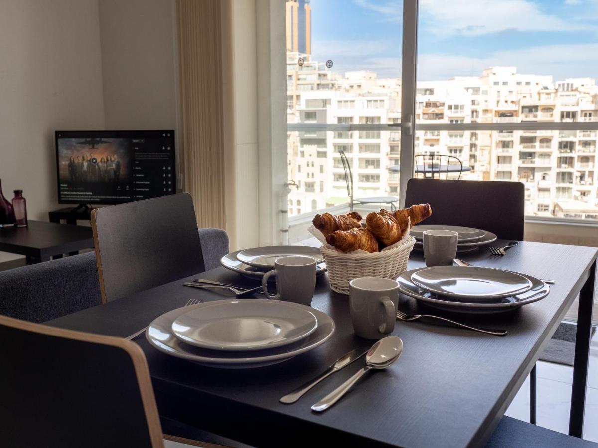 Апартаменты 6Th Floor Spinola Seaview In St Julians Сент Джулианс Экстерьер фото