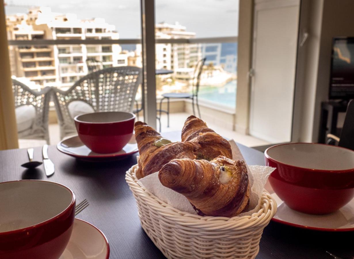 Апартаменты 6Th Floor Spinola Seaview In St Julians Сент Джулианс Экстерьер фото